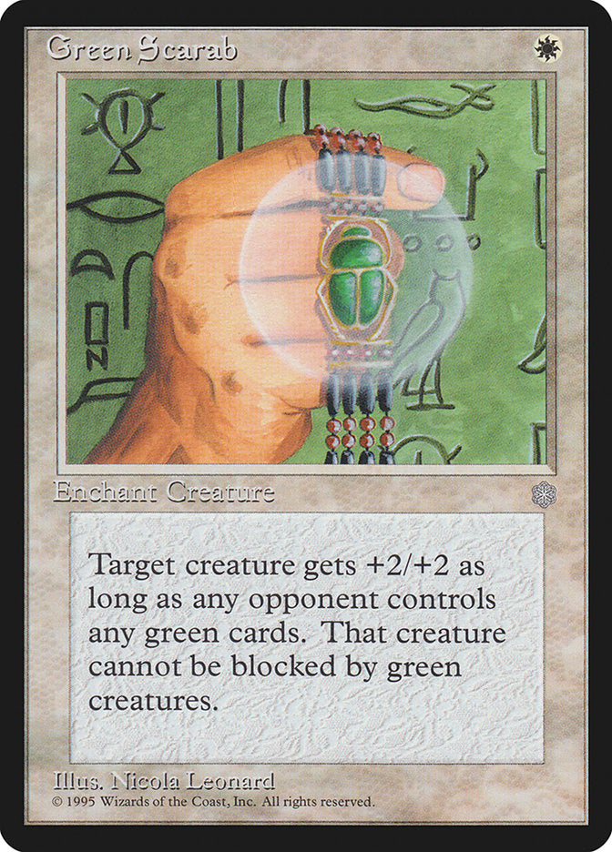 Green Scarab [Ice Age] | Card Merchant Takapuna