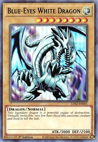 Blue-Eyes White Dragon (Green) [LDS2-EN001] Ultra Rare | Card Merchant Takapuna