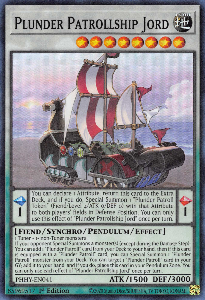 Plunder Patrollship Jord [PHHY-EN041] Super Rare | Card Merchant Takapuna