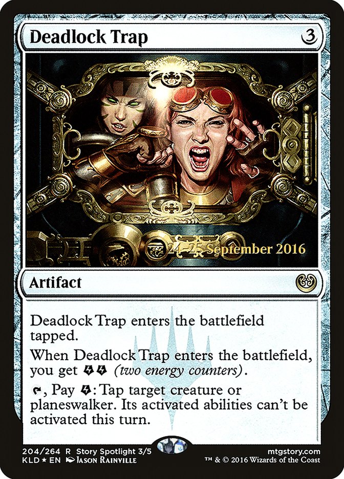 Deadlock Trap [Kaladesh Prerelease Promos] | Card Merchant Takapuna