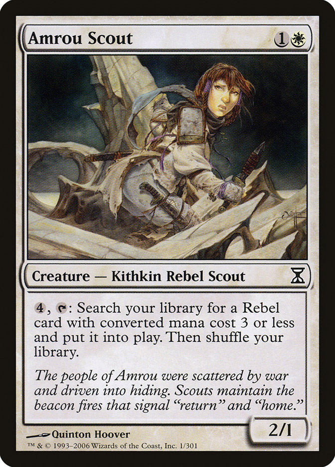 Amrou Scout [Time Spiral] | Card Merchant Takapuna