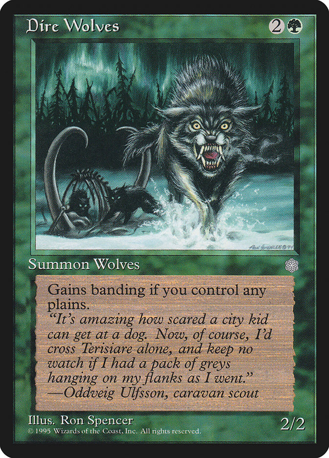 Dire Wolves [Ice Age] | Card Merchant Takapuna