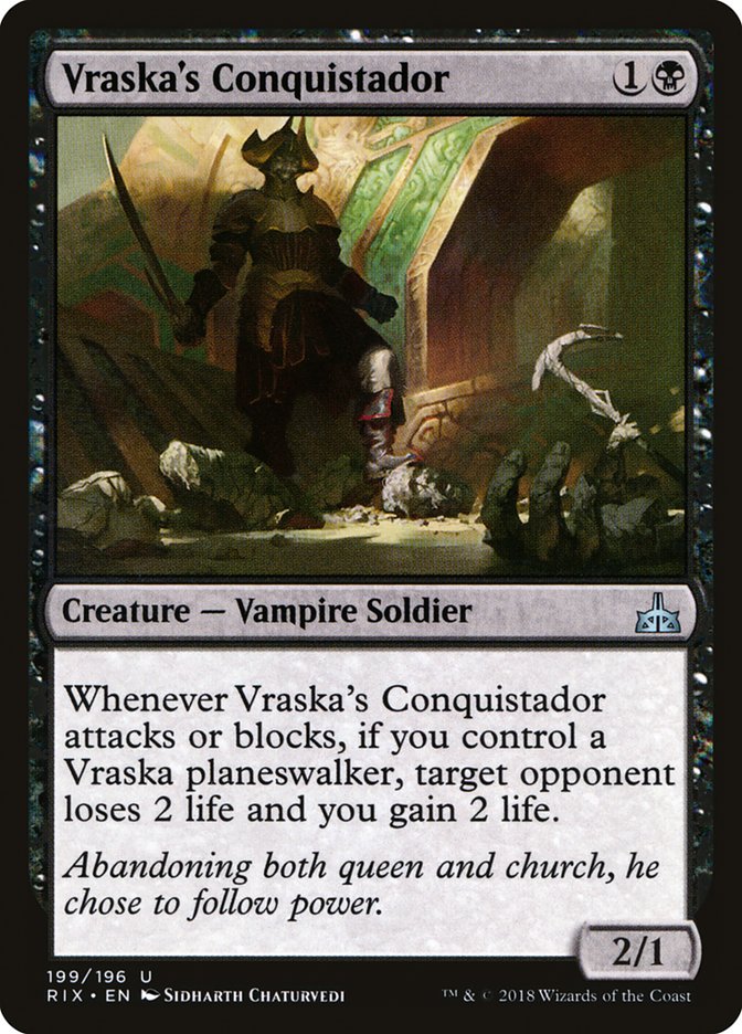 Vraska's Conquistador [Rivals of Ixalan] | Card Merchant Takapuna