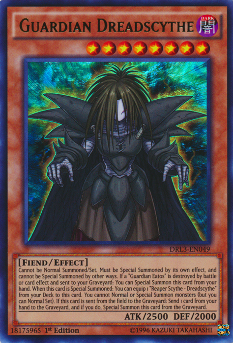 Guardian Dreadscythe [DRL3-EN049] Ultra Rare | Card Merchant Takapuna