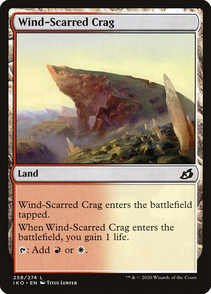 Wind-Scarred Crag [Ikoria: Lair of Behemoths] | Card Merchant Takapuna