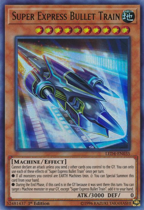 Super Express Bullet Train [LED4-EN035] Ultra Rare | Card Merchant Takapuna