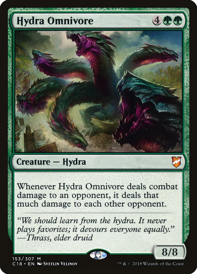 Hydra Omnivore [Commander 2018] | Card Merchant Takapuna