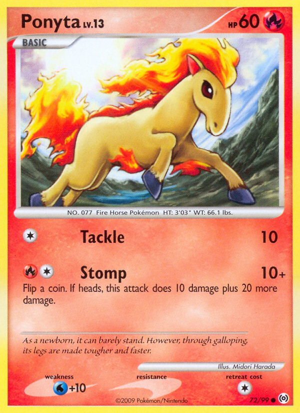 Ponyta (72/99) [Platinum: Arceus] | Card Merchant Takapuna