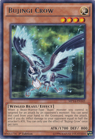 Bujingi Crow [MP14-EN145] Rare | Card Merchant Takapuna