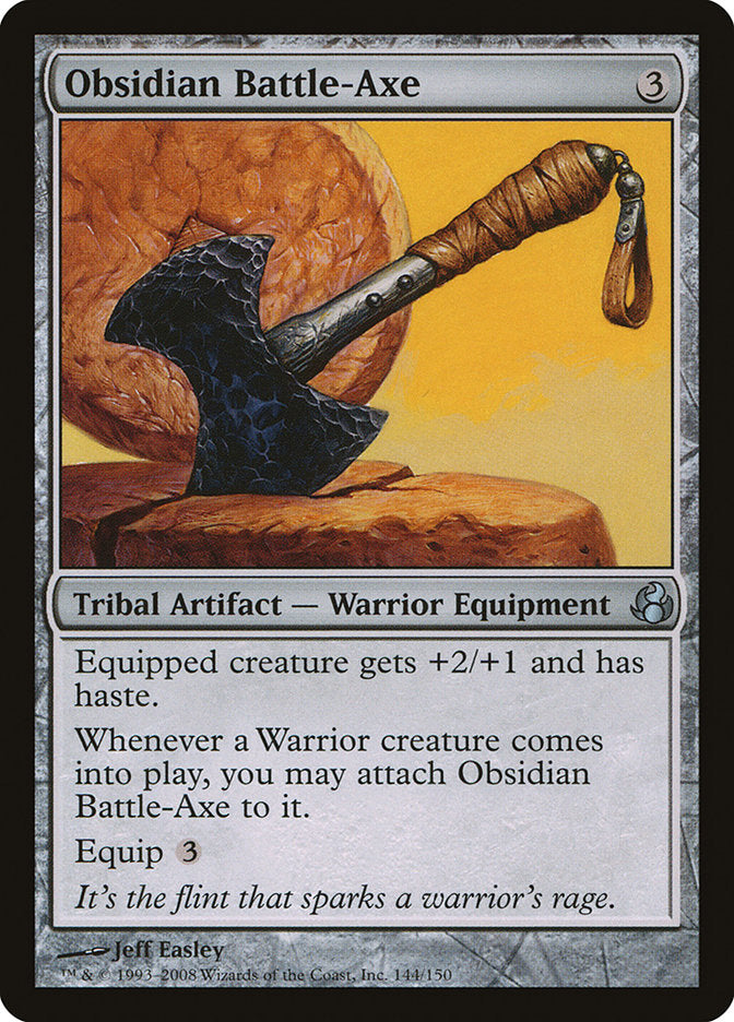 Obsidian Battle-Axe [Morningtide] | Card Merchant Takapuna