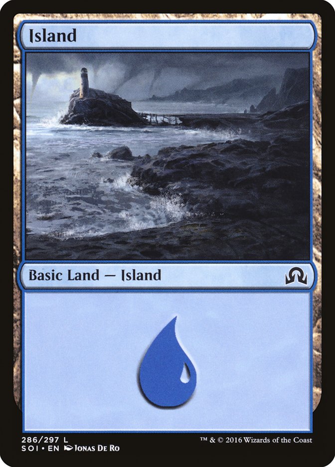 Island (286) [Shadows over Innistrad] | Card Merchant Takapuna