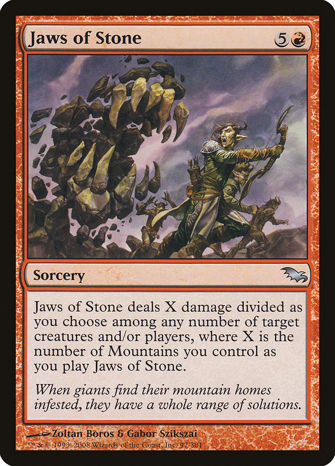 Jaws of Stone [Shadowmoor] | Card Merchant Takapuna