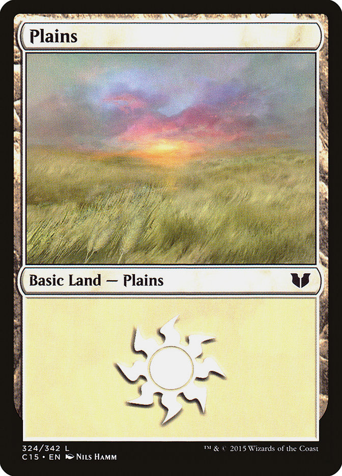 Plains (324) [Commander 2015] | Card Merchant Takapuna