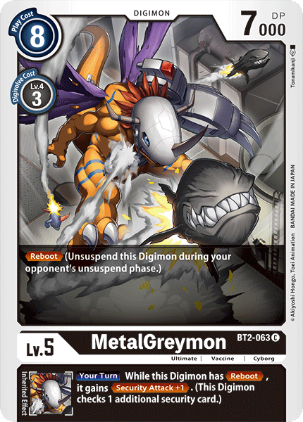 MetalGreymon [BT2-063] [Release Special Booster Ver.1.0] | Card Merchant Takapuna