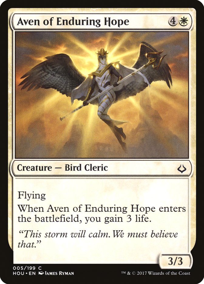 Aven of Enduring Hope [Hour of Devastation] | Card Merchant Takapuna