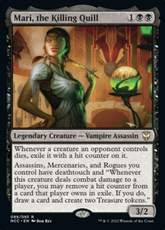 Mari, the Killing Quill [Streets of New Capenna Commander] | Card Merchant Takapuna