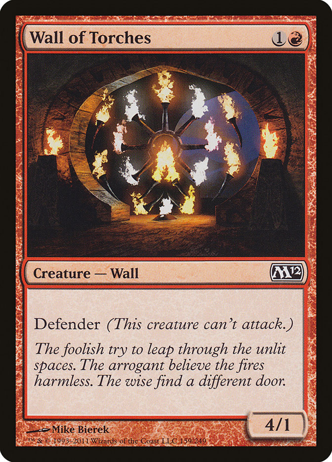 Wall of Torches [Magic 2012] | Card Merchant Takapuna