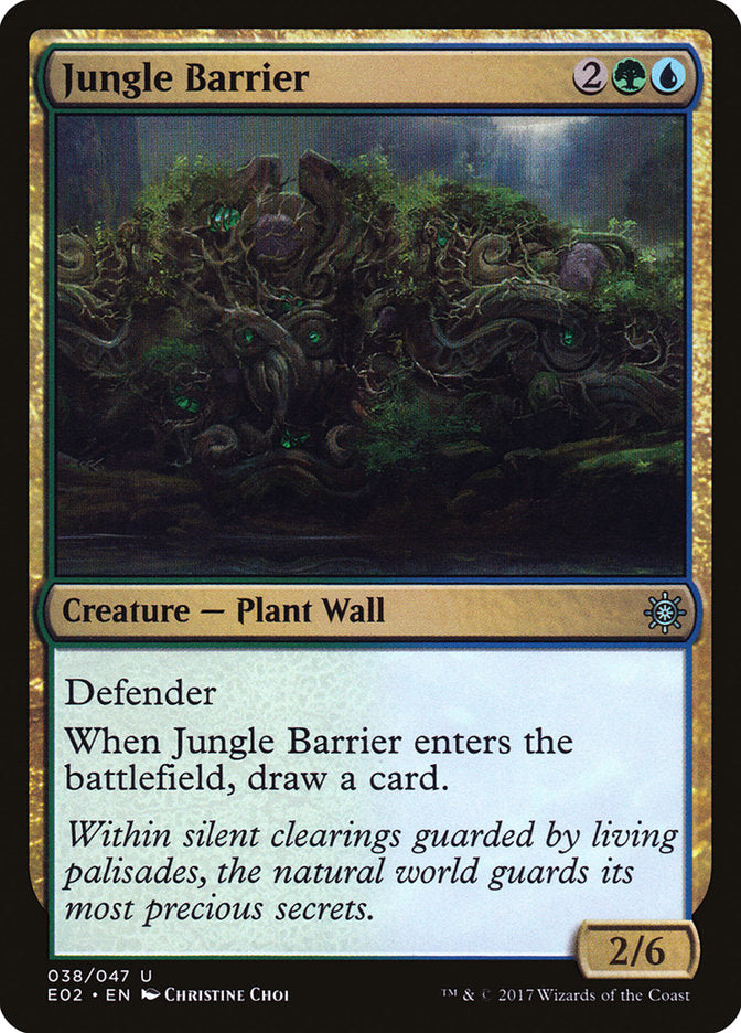 Jungle Barrier [Explorers of Ixalan] | Card Merchant Takapuna