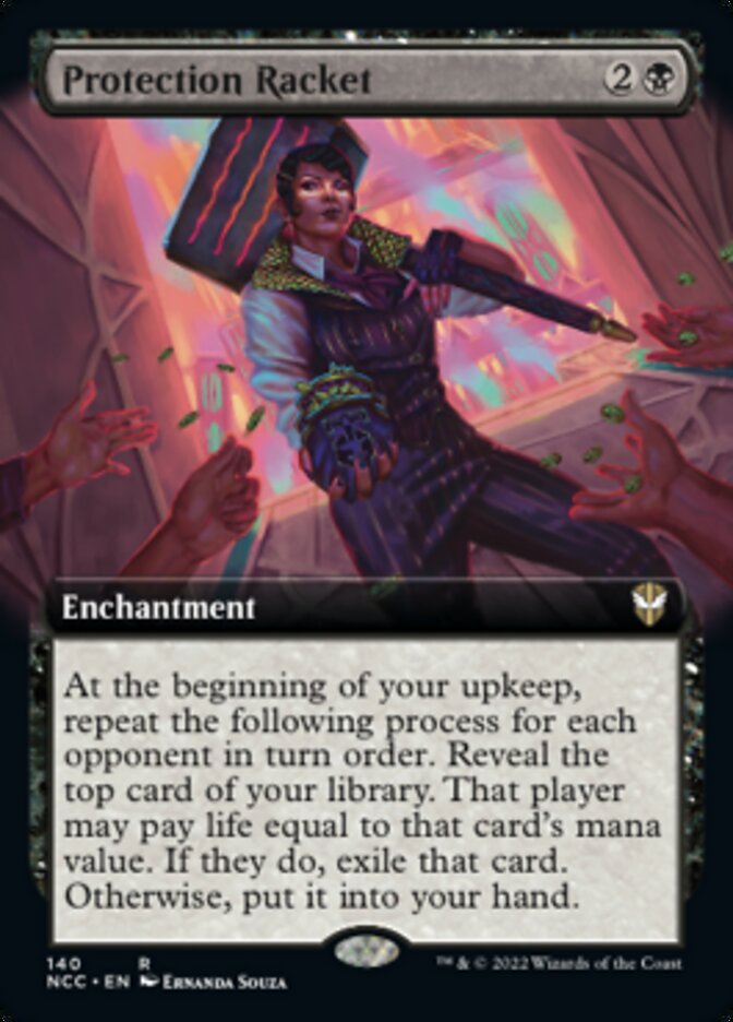 Protection Racket (Extended Art) [Streets of New Capenna Commander] | Card Merchant Takapuna