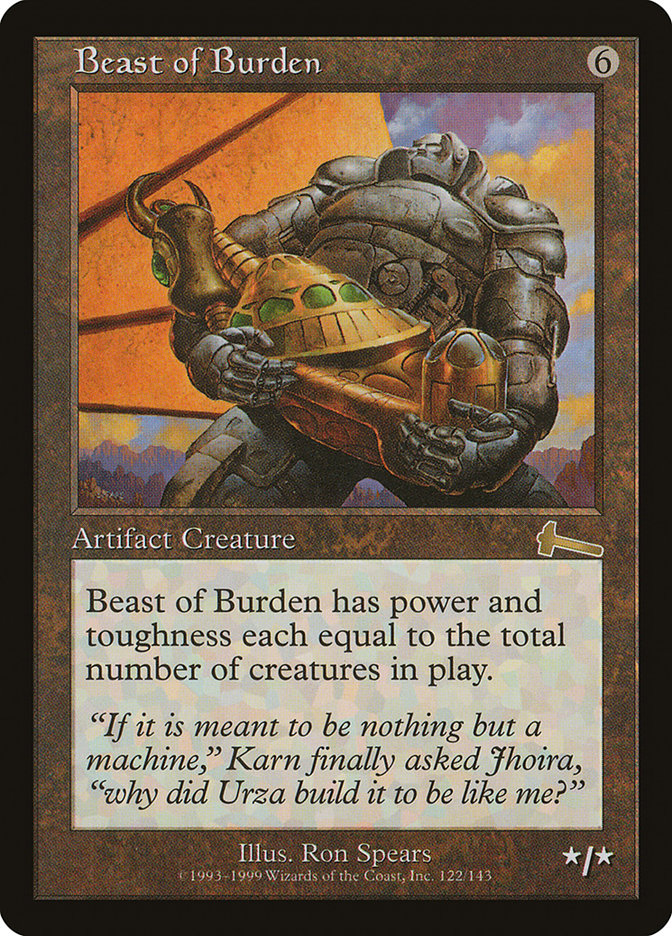 Beast of Burden [Urza's Legacy] | Card Merchant Takapuna