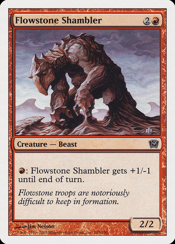 Flowstone Shambler [Ninth Edition] | Card Merchant Takapuna