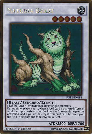 Naturia Beast [PGL2-EN086] Gold Rare | Card Merchant Takapuna