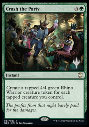 Crash the Party (Promo Pack) [Streets of New Capenna Commander Promos] | Card Merchant Takapuna