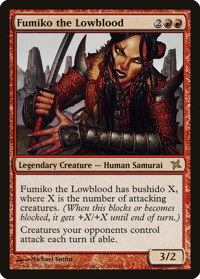 Fumiko the Lowblood [Betrayers of Kamigawa] | Card Merchant Takapuna