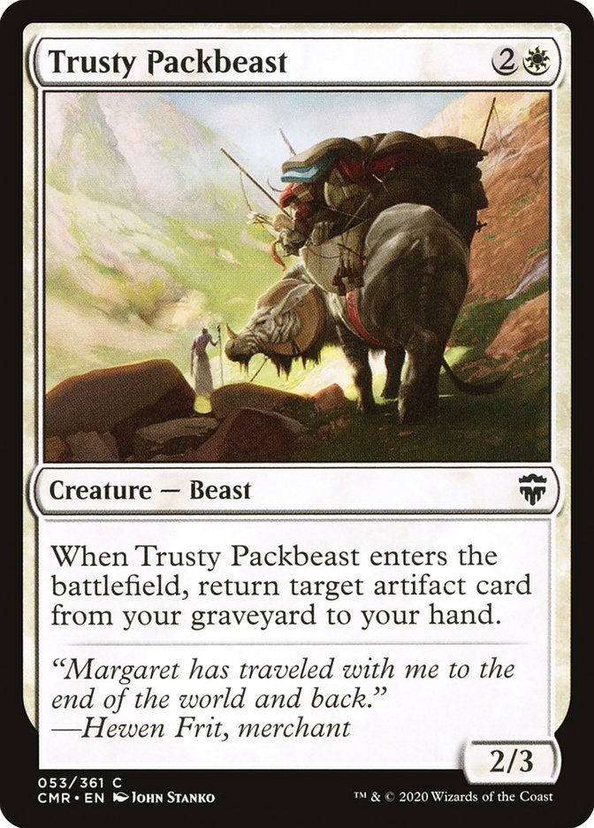 Trusty Packbeast [Commander Legends] | Card Merchant Takapuna