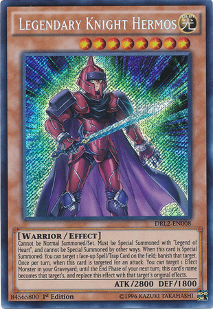 Legendary Knight Hermos [DRL2-EN008] Secret Rare | Card Merchant Takapuna