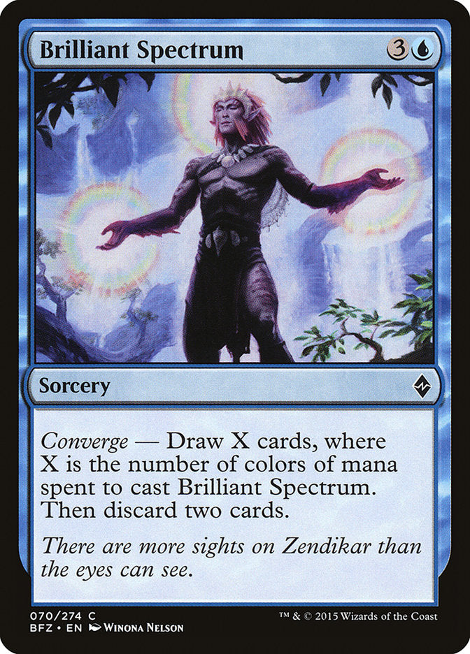 Brilliant Spectrum [Battle for Zendikar] | Card Merchant Takapuna