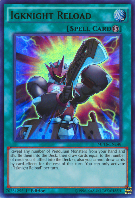 Igknight Reload [MP16-EN148] Ultra Rare | Card Merchant Takapuna