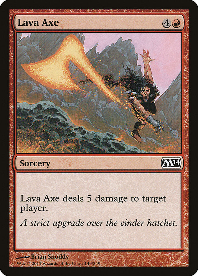 Lava Axe [Magic 2014] | Card Merchant Takapuna