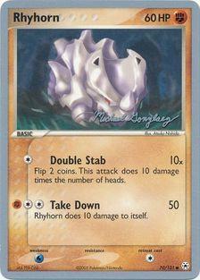 Rhyhorn (70/101) (King of the West - Michael Gonzalez) [World Championships 2005] | Card Merchant Takapuna