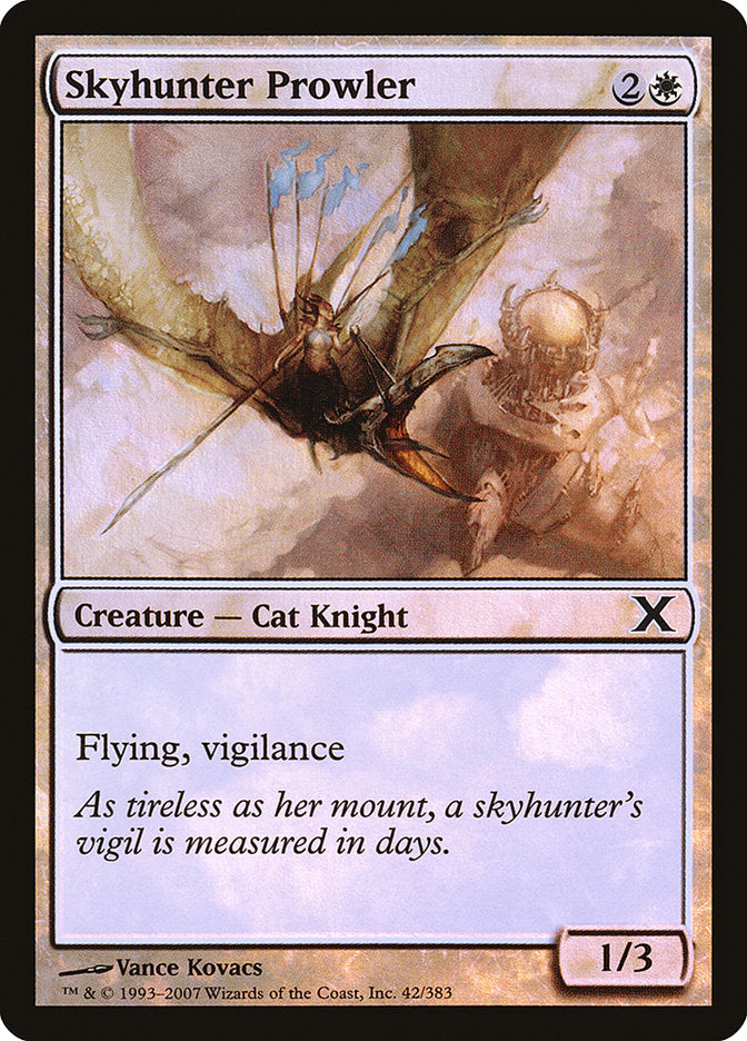 Skyhunter Prowler (Premium Foil) [Tenth Edition] | Card Merchant Takapuna