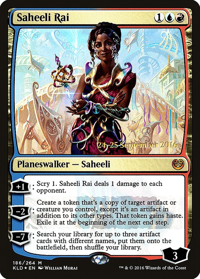 Saheeli Rai [Kaladesh Prerelease Promos] | Card Merchant Takapuna