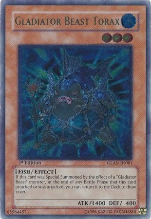 Gladiator Beast Torax [GLAS-EN081] Ultimate Rare | Card Merchant Takapuna