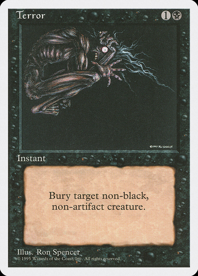 Terror [Fourth Edition] | Card Merchant Takapuna