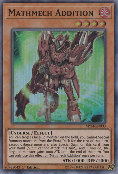 Mathmech Addition [MYFI-EN003] Super Rare | Card Merchant Takapuna