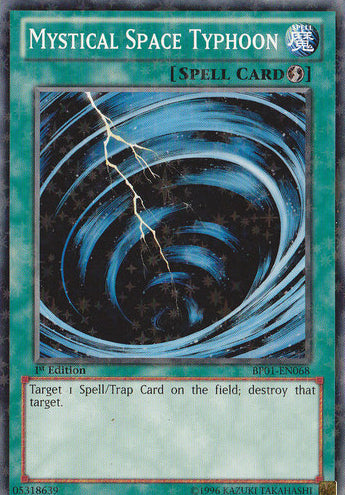 Mystical Space Typhoon [BP01-EN068] Starfoil Rare | Card Merchant Takapuna