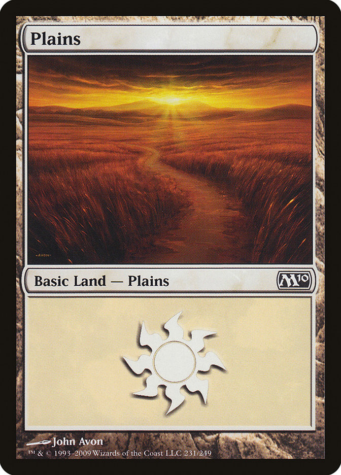 Plains (231) [Magic 2010] | Card Merchant Takapuna