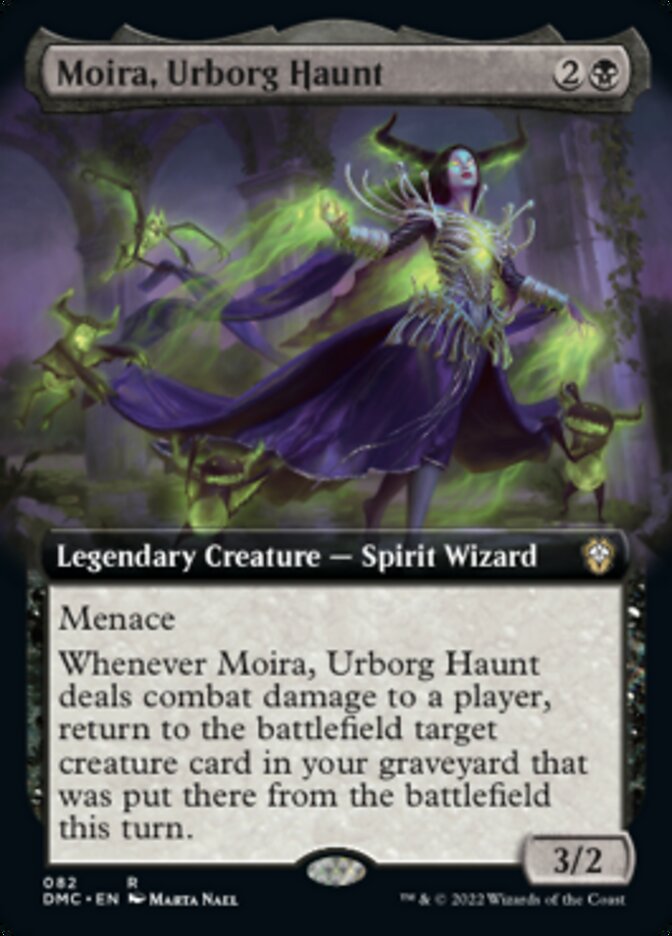 Moira, Urborg Haunt (Extended Art) [Dominaria United Commander] | Card Merchant Takapuna