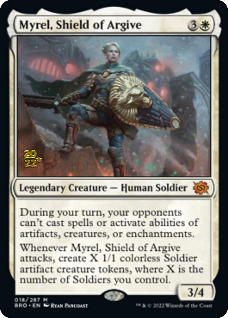 Myrel, Shield of Argive [The Brothers' War Prerelease Promos] | Card Merchant Takapuna