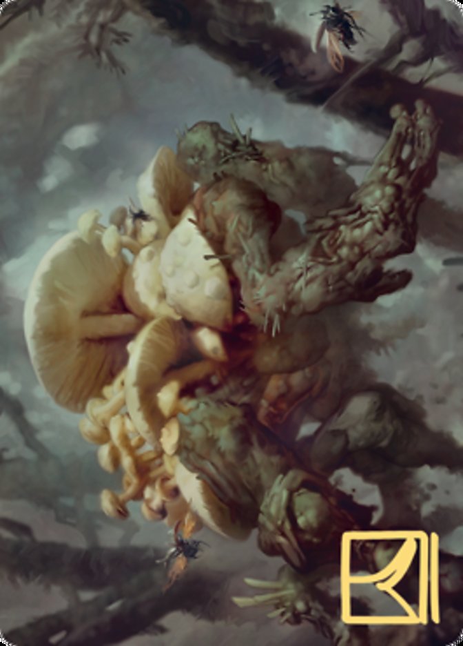 Swarm Shambler Art Card (Gold-Stamped Signature) [Zendikar Rising Art Series] | Card Merchant Takapuna