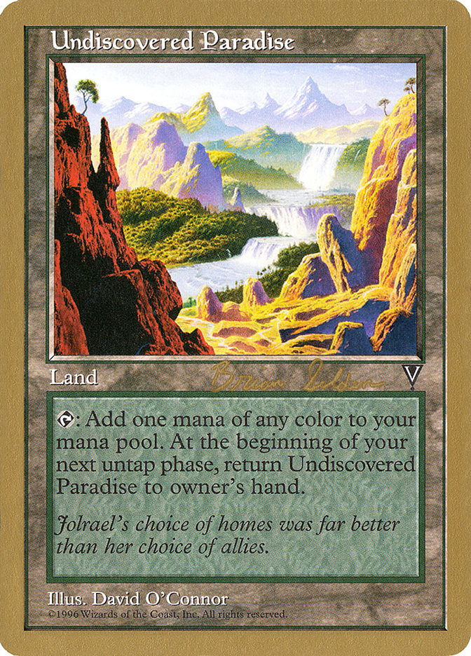 Undiscovered Paradise (Brian Selden) [World Championship Decks 1998] | Card Merchant Takapuna