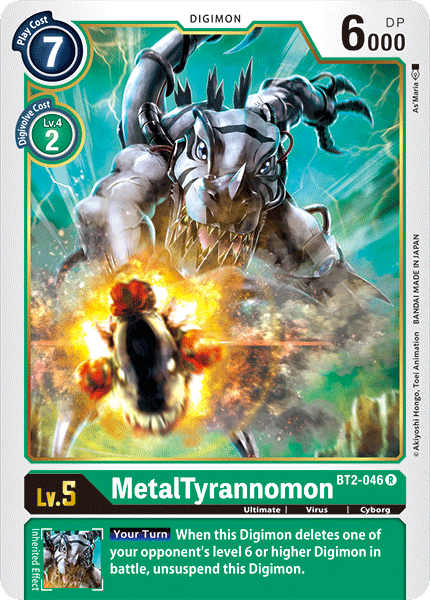 MetalTyrannomon [BT2-046] [Release Special Booster Ver.1.0] | Card Merchant Takapuna