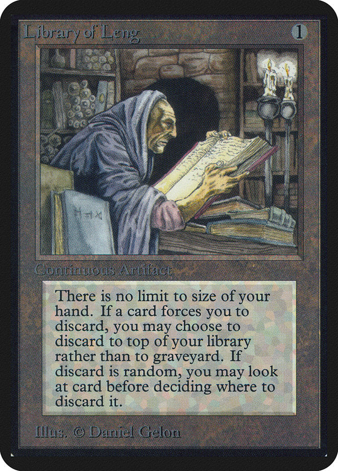 Library of Leng [Alpha Edition] | Card Merchant Takapuna