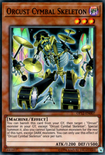 Orcust Cymbal Skeleton [OP12-EN007] Super Rare | Card Merchant Takapuna