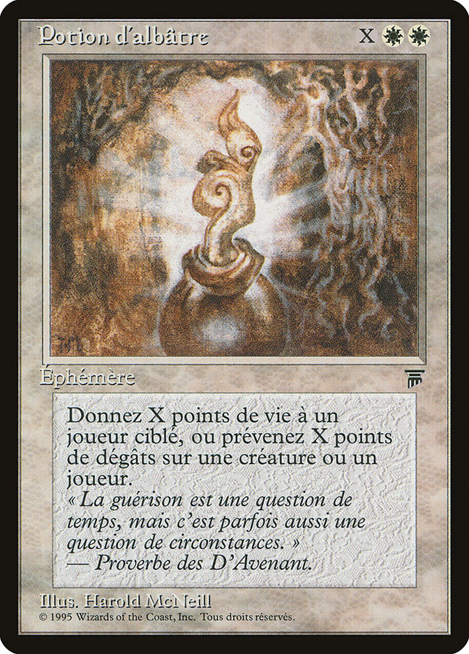Alabaster Potion (French) - "Potion d'albatre" [Renaissance] | Card Merchant Takapuna