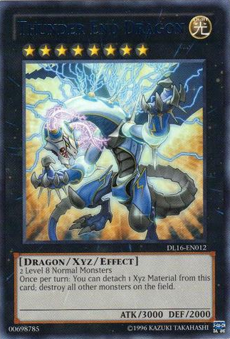 Thunder End Dragon (Blue) [DL16-EN012] Rare | Card Merchant Takapuna